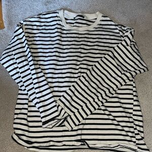 Zara striped crewneck